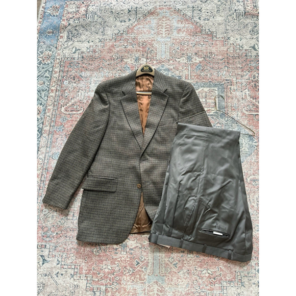 VTG Chaps Ralph Lauren Mens 2 Pc Suit Size 42 Pants Size 36 Measurements Posted - Picture 6 of 16